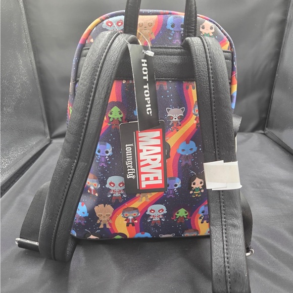Loungefly Marvel Guardians of the Galaxy Chibi matching backpack and wallet - Picture 4 of 6